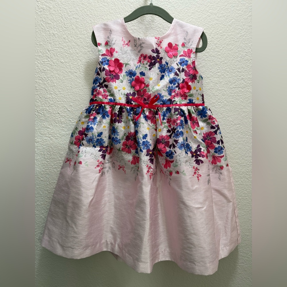 Cherokee Pink Floral Girls Dress